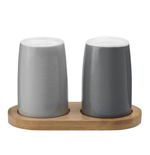 Salière et poivrière grès - EMMA - STELTON - en bambou / à usage domestique