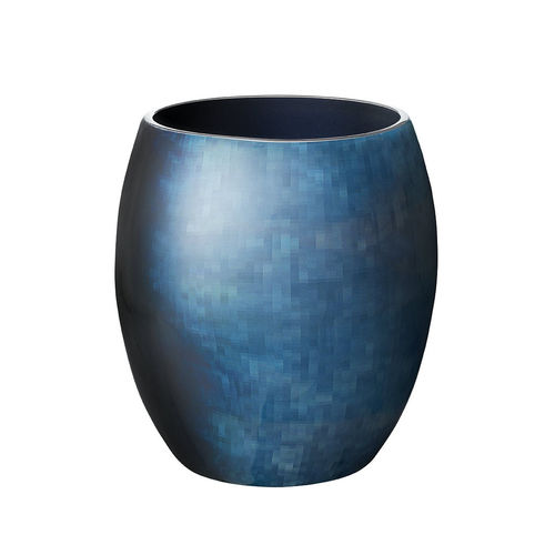 Vase contemporain - STOCKHOLM HORIZON - STELTON - en aluminium / bleu