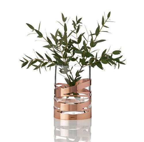 Vase contemporain - TANGLE - STELTON - en verre / en cuivre