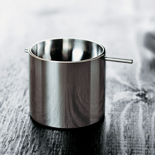 Cendrier en acier inoxydable - AJ - STELTON - à usage domestique