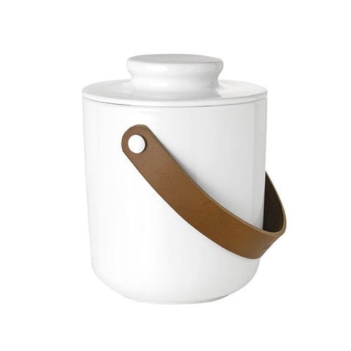 Seau à glace grès - by Niels Kjeldsen - STELTON - en cuir / à usage domestique