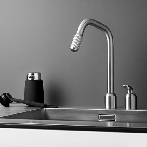 Mitigeur à poser - VIPP901 - VIPP - en acier inoxydable / de cuisine / 2 trous