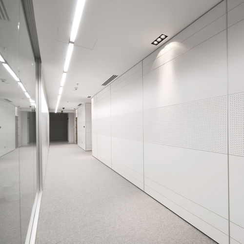 Panneau acoustique mural - STILLWALL - Fantoni - en bois massif / en aluminium / rectangulaire