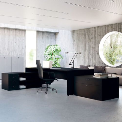 Bureau de direction - QUARANTA5 - Fantoni - contemporain / en bois / en stratifié