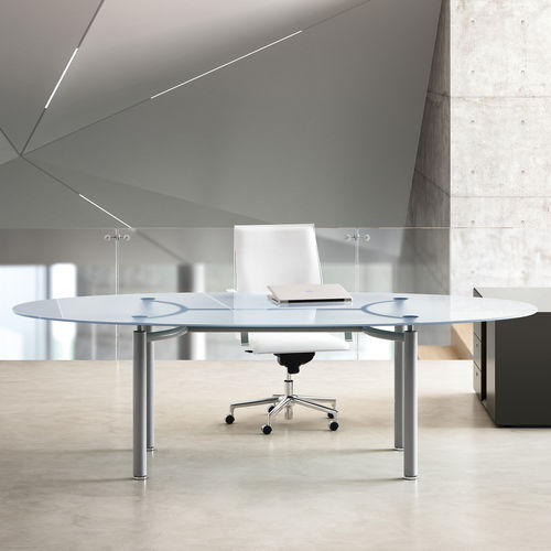 Bureau de direction - MÈTA - Fantoni - contemporain / en bois / en métal