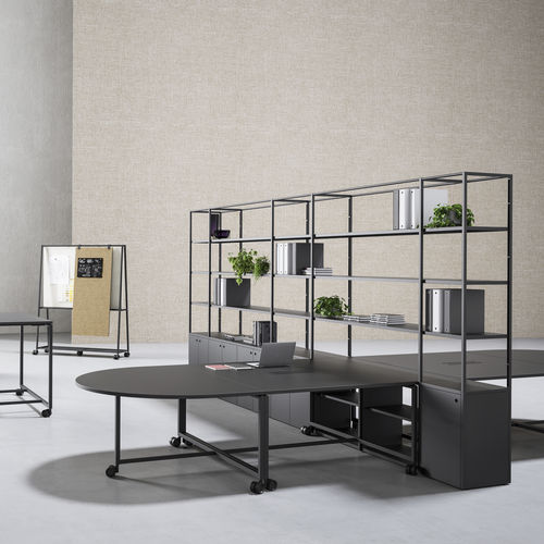 Bibliothèque contemporaine - ATELIER - Fantoni - pour bureau / en mélaminé