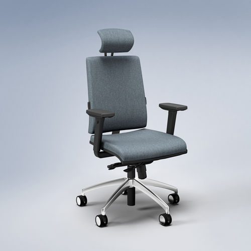 Chaise de bureau contemporaine - ZERO7 - Fantoni - d'intérieur / en tissu / en cuir