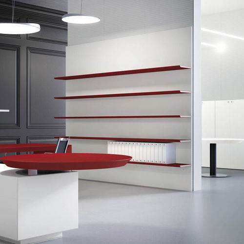 Bibliothèque murale - MULTIPLICEO - Fantoni - contemporaine / pour bureau / en bois