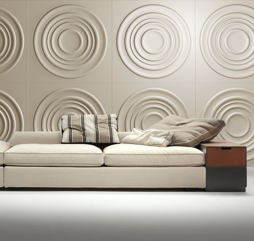 Panneau décoratif de revêtement - LIGHT-B : RING - Effepimarmi - mural / pour agencement intérieur / en matières recyclées