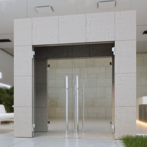 Poignée de tirage pour porte en verre - 505W50 - Colcom - en inox / contemporaine / pour établissement public