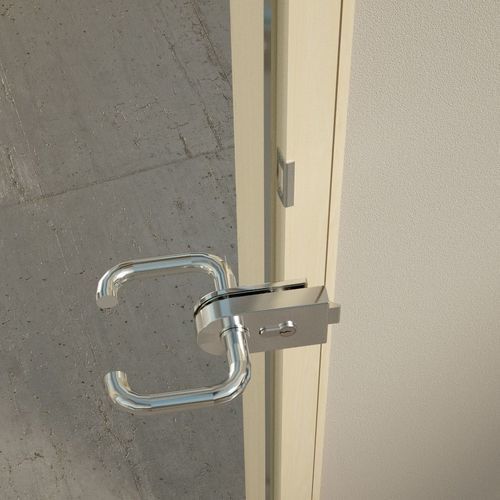 Serrure mécanique - LOQ  - Colcom - avec poignée / pour porte en verre / 1 point