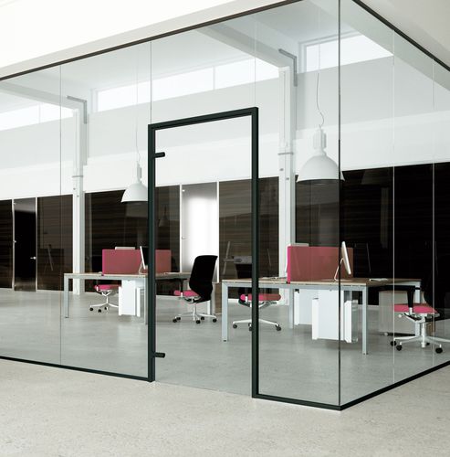 Profilé en aluminium - Striqe - Colcom - pour cloison / pour porte