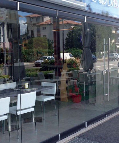 Cloison pliante - PA-560 CENTRAL DO-IT-YOURSELF - METALGLAS - vitrée / professionnelle / transparente