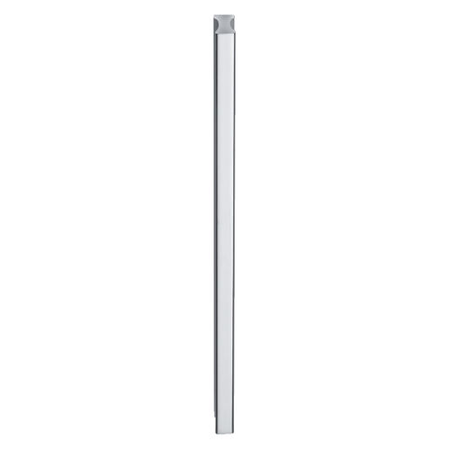 Poignée de tirage pour porte en verre - POR-0408 V - METALGLAS - en aluminium / contemporaine / chromée