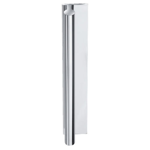 Poignée de tirage pour porte en verre - POR-0404 V - METALGLAS - en aluminium / contemporaine / chromée