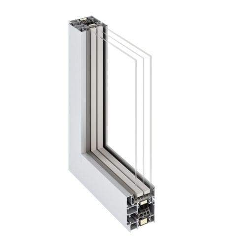 Profilé pour fenêtre en polyamide - S.72 HW - Sunroom S.p.A. - haute performance