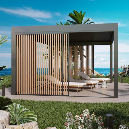 Brise-soleil en aluminium - SUNSHADOW - Sunroom S.p.A. - pour véranda / vertical / horizontal