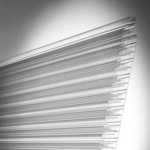Panneau en polycarbonate alvéolaire - SEPLUX 40 5PX - SEP - plan / pour bâtiment / avec protection UV