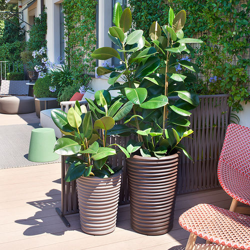 Pot de jardin en polyéthylène - S-POT - SLIDE - conique