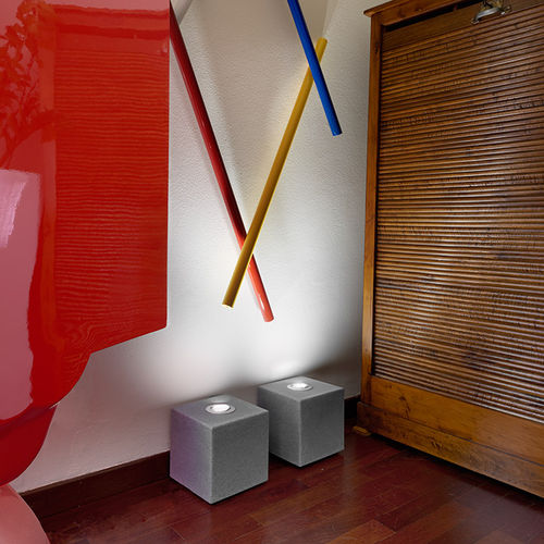 Lampe de sol - BLOCK ROCK - SLIDE - en polyéthylène / contemporaine / d'intérieur