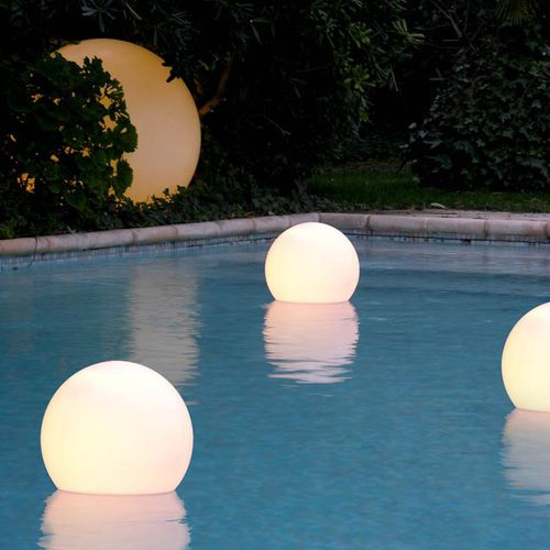 Lampe flottante - ACQUAGLOBO - SLIDE - en polyéthylène / contemporaine / de jardin