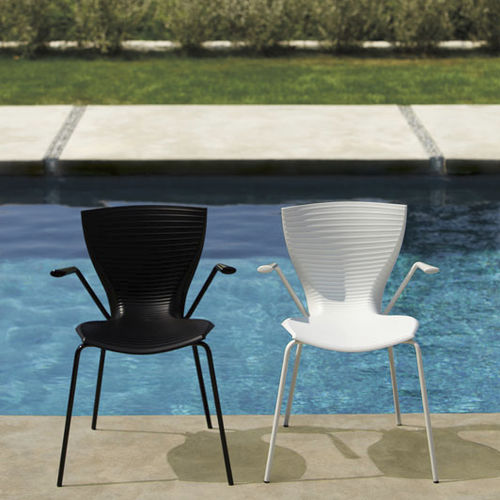 Chaise contemporaine - GLORIA  - SLIDE - d'extérieur / d'intérieur / en polypropylène
