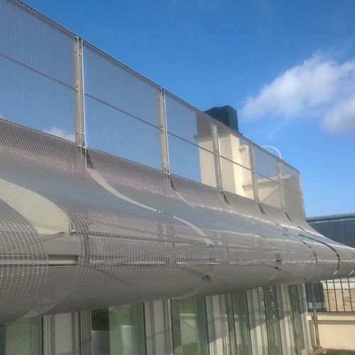 Toile métallique tissée en acier inoxydable - TISSFLEX GRIMP 01 B/ 01D  - MC&I - pour agencement intérieur / pour cloison / pour façade