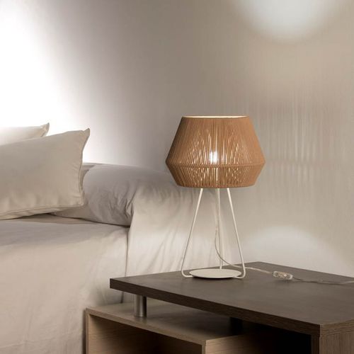 Lampe de table - BANYO - Ole! Lighting - en métal / en corde / contemporaine
