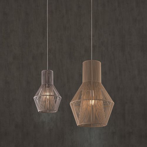 Suspension - TINA - Ole! Lighting - en métal / en corde / contemporaine