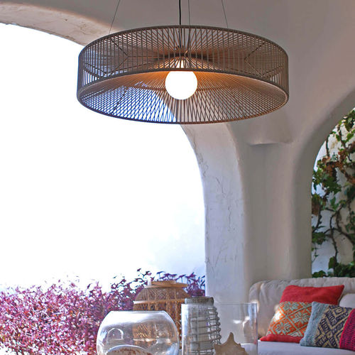 Suspension - MARIOLA - Ole! Lighting - en métal / en corde / contemporaine
