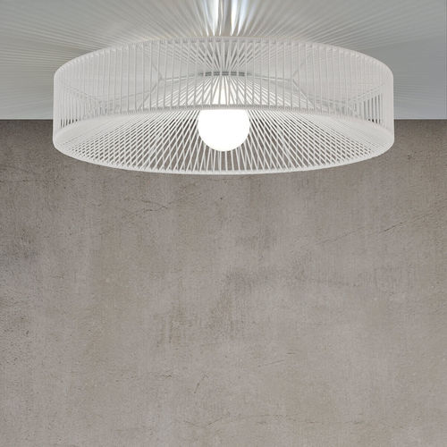 Plafonnier contemporain - MARIOLA - Ole! Lighting - conique / en métal / en corde