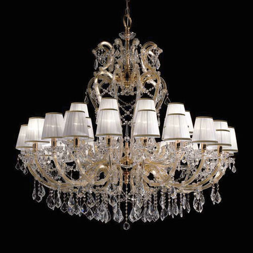 Lustre classique - OPERA - Prearo Collezioni Luce - en verre / en métal / en tissu
