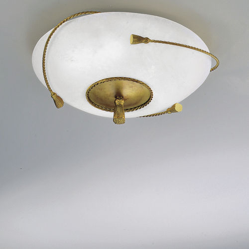 Plafonnier contemporain - NOVO VITRUM 04 - Prearo Collezioni Luce - rond / en verre / en laiton