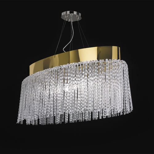 Suspension - KOMPASSI KING - Prearo Collezioni Luce - en métal / en cristal / classique