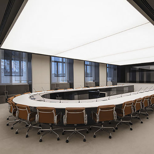 Toile tendue rétroéclairée - ALYOS technology - pour agencement intérieur / pour plafond / imprimée