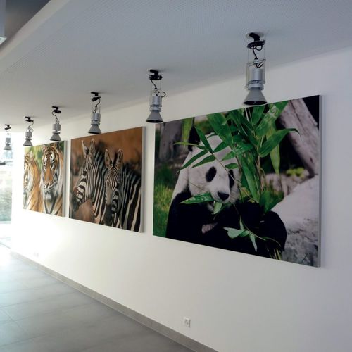 Baffle acoustique en aluminium - ALYOS® fonica - ALYOS technology - en toile / suspendu / de plafond