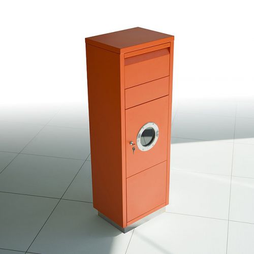 Boîte aux lettres sur pied - LETTERMAN OVATION 1 - ORANGE - RADIUS DESIGN - individuelle