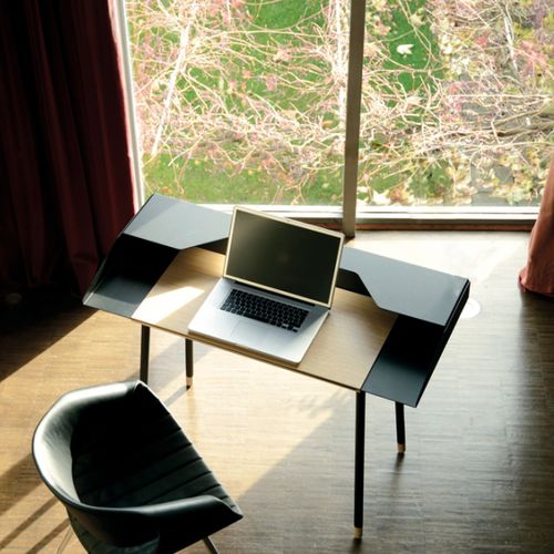 Meuble secrétaire contemporain - MISS MONEYPENNY - RADIUS DESIGN - en bois / aluminium / en acier à revêtement par poudre