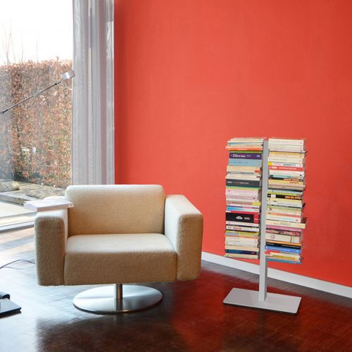 Bibliothèque contemporaine - BOOKSBAUM 1 SMALL - RADIUS DESIGN - en acier à revêtement par poudre