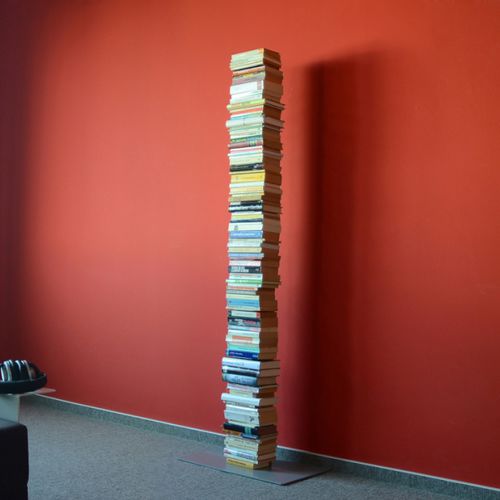 Bibliothèque haute - BOOKSBAUM 2 BIG - RADIUS DESIGN - contemporaine / en acier à revêtement par poudre