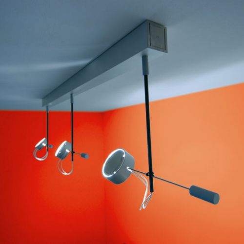 Luminaire suspendu - ABSOLUT WD3 - RADIUS DESIGN - fluorescent / rond / en fibre de carbone