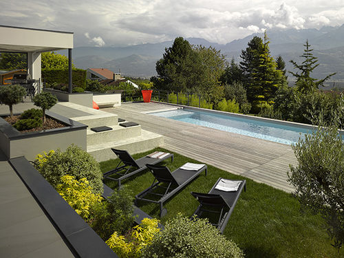 Piscine d'extérieur - PISCINE MONTAGNE - PISCINES CARRE BLEU - pour hôtel / enterrée / en céramique