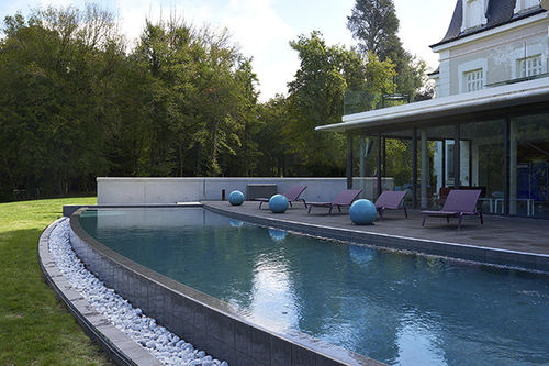 Piscine d'extérieur - CB ST ETIENNE - PISCINES CARRE BLEU - enterrée / en béton