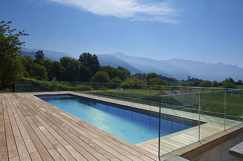 Piscine d'extérieur - SUISSE - PISCINES CARRE BLEU - enterrée / en inox