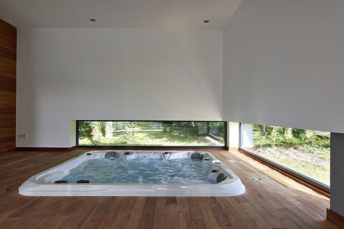 Spa encastrable - SPA LILLE - PISCINES CARRE BLEU - carré / multiplace / d'intérieur