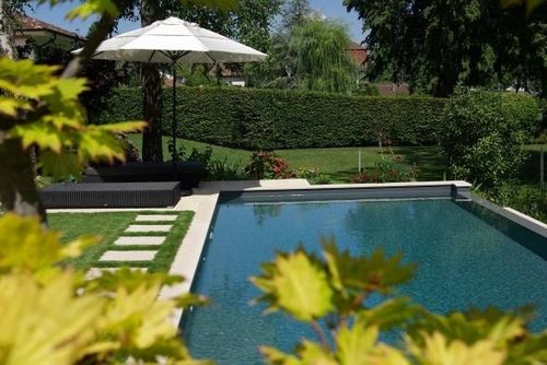 Piscine à débordement - SUISSE - PISCINES CARRE BLEU - d'extérieur / enterrée / en béton