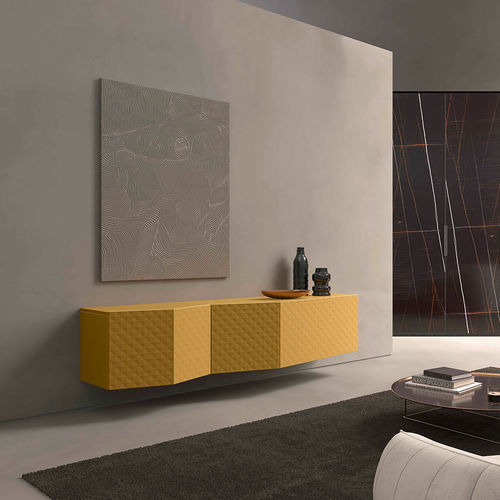 Buffet mural - LOUVRE - Olivieri - contemporain / en bois laqué / en chêne