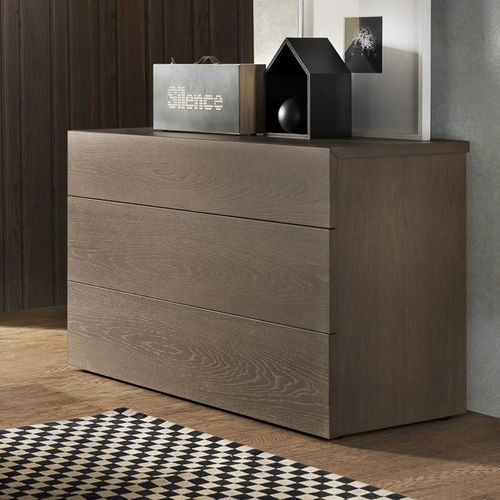 Commode contemporaine - LEONARDO  - Olivieri - en bois laqué / en placage de bois / rectangulaire