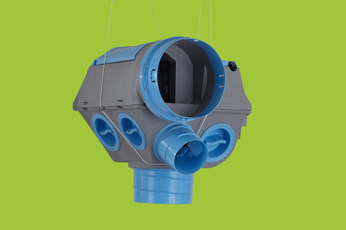 Unité de ventilation simple flux - SAUTER - centralisée / résidentielle / hygroréglable