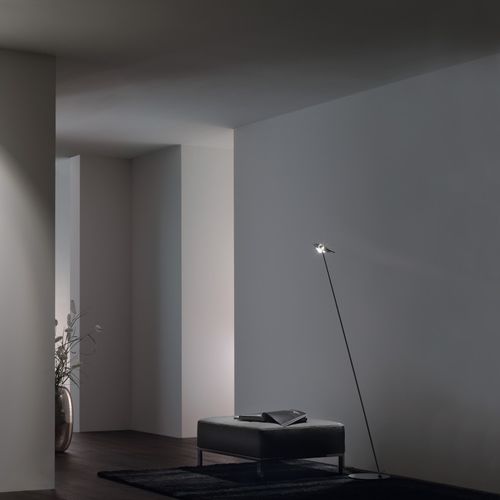 Lampe sur pied - PURO LETTURA - Occhio - en aluminium / en acier / en laiton